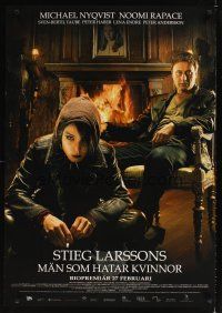 1b167 GIRL WITH THE DRAGON TATTOO advance DS Swedish '09 Stieg Larsson's novel, Noomi Rapace!