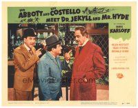 1c226 ABBOTT & COSTELLO MEET DR. JEKYLL & MR. HYDE LC #3 '53 Bud & Lou meet scary Boris Karloff!