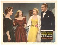 1c237 ALL ABOUT EVE LC #3 '50 Marilyn Monroe shown with Bette Davis, Anne Baxter & George Sanders!