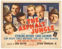 1c170 ASPHALT JUNGLE TC '50 Marilyn Monroe, Sterling Hayden, John Huston classic film noir!