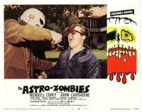 1c243 ASTRO-ZOMBIES LC #2 '68 best image of psycho cutting man's head in half with machete!