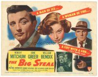 1c173 BIG STEAL TC '49 Robert Mitchum, William Bendix, Jane Greer, Don Siegel film noir!