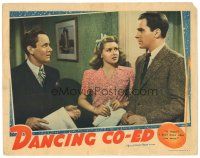 1c284 DANCING CO-ED LC '39 super young concerned Lana Turner w/ Roscoe Karns & Richard Carlson!