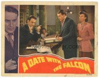 1c285 DATE WITH THE FALCON LC '41 George Sanders in the title role, Wendy Barrie, Hans Conried