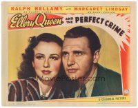 1c297 ELLERY QUEEN & THE PERFECT CRIME LC '41 Ralph Bellamy w/pretty Margaret Lindsay!