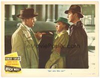 1c325 HIGH WALL LC #3 '48 Robert Taylor & Audrey Totter are ordered to get into a car!