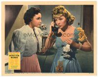 1c327 HOTEL FOR WOMEN LC '39 close up of Joyce Compton on phone next to 15 year-old Linda Darnell!