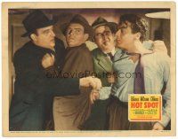 1c334 I WAKE UP SCREAMING LC '41 great image of Victor Mature & Laird Cregar fighting, Hot Spot!