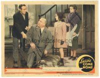1c354 LASSIE COME HOME LC #8 '43 young Elizabeth Taylor & beloved dog, Donald Crisp, Nigel Bruce!