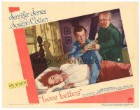 1c358 LOVE LETTERS LC #3 '45 Joseph Cotten tends to ill Jennifer Jones in bed, Ayn Rand!