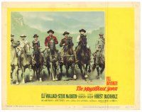 1c360 MAGNIFICENT SEVEN LC #6 '60 best image of the seven stars riding on horseback!