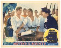 1c374 MUTINY ON THE BOUNTY LC '35 Clark Gable informs Charles Laughton of his mutiny!