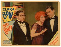 1c378 NO LIMIT LC '31 close up of sexy redhead Clara Bow between two guys in tuxedos!
