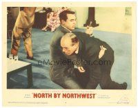1c379 NORTH BY NORTHWEST LC #4 '59 Cary Grant pulls knife from Ober's back Hitchcock classic!