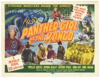 1c209 PANTHER GIRL OF THE KONGO TC '55 Phyllis Coates, strange monsters invade the jungle!