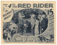 1c394 RED RIDER chapter 4 LC '34 Universal serial, Buck Jones, The Treacherous Ambush!