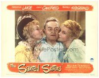 1c410 SAINTED SISTERS LC #5 '48 Barry Fitzgerald between sexy Veronica Lake & Joan Caulfield!
