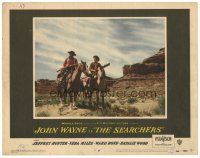 1c413 SEARCHERS LC #8 '56 John Ford directed, great image of John Wayne in Monument Valley!