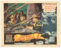 1c418 SHE WORE A YELLOW RIBBON signed LC #2 '49 by Harry Carey Jr who is w/John Wayne & Ben Johnson!