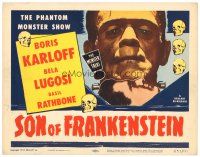 1c217 SON OF FRANKENSTEIN TC R53 wonderful close image of Boris Karloff as the monster!