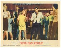 1c442 VIVA LAS VEGAS LC #4 '64 great close up of Elvis Presley dancing with sexy Ann-Margret!