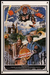 1c129 STRANGE BREW 1sh '83 art of hosers Rick Moranis & Dave Thomas with beer by John Solie!