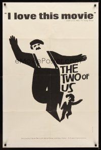 1c139 TWO OF US 1sh '67 wonderful art of Michel Simon & young boy by Saul Bass!