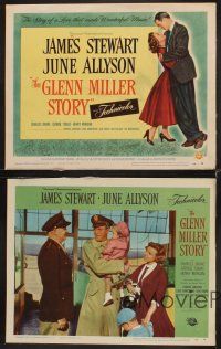 1c154 GLENN MILLER STORY 8 LCs '54 James Stewart in the title role, June Allyson!