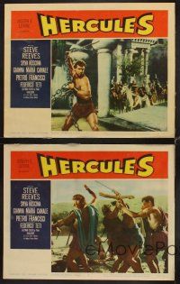 1c156 HERCULES 8 LCs '59 great images of the world's mightiest man Steve Reeves!