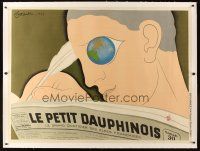 1d187 LE PETIT DAUPHINOIS linen 43x58 French art print '99 really cool art by Leonetto Cappiello!
