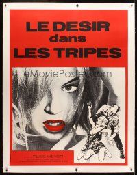 1d247 MUDHONEY linen French 1p'65 Russ Meyer,trampiest Lorna Maitland in film of ribaldry & violence