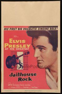 1d034 JAILHOUSE ROCK WC '57 classic art of rock & roll king Elvis Presley by Bradshaw Crandell!