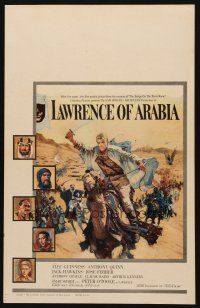 1d035 LAWRENCE OF ARABIA WC '63 David Lean, best Howard Terpning art of Peter O'Toole on camel!