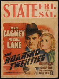 1d044 ROARING TWENTIES WC '39 James Cagney, Humphrey Bogart, Priscilla Lane, Raoul Walsh