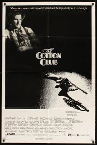 1e150 COTTON CLUB 1sh '84 Francis Ford Coppola, Richard Gere, cool image of tommy gun!