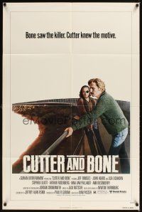1e164 CUTTER & BONE 1sh '81 Jeff Bridges saw the killer, one-eyed John Heard knew the motive!