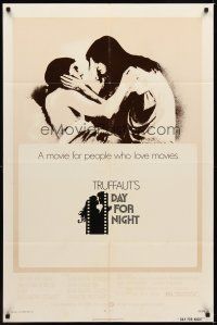 1e170 DAY FOR NIGHT 1sh '73 Francois Truffaut's La Nuit Americaine, sexy Jacqueline Bisset!