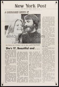 1e180 DEFIANCE OF GOOD New York Post style 1sh '74 Jean Jennings, a cheerleader grows up!