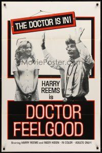 1e201 DOCTOR FEELGOOD 1sh '74 great image of Harry Reems as physician of love!