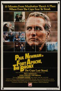 1e273 FORT APACHE THE BRONX int'l 1sh '81 Paul Newman & Edward Asner as New York City cops!