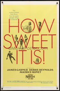 1e376 HOW SWEET IT IS 1sh '68 Jerry Paris, James Garner, Debbie Reynolds, Maurice Ronet