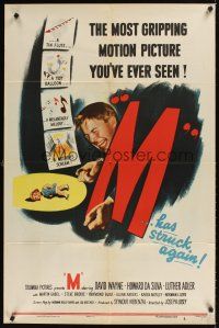 1e518 M 1sh '51 Joseph Losey, David Wayne & Raymond Burr in the most gripping film noir!