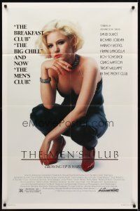 1e569 MEN'S CLUB 1sh '86 great image of sexy smoking blonde Jennifer Jason Leigh!