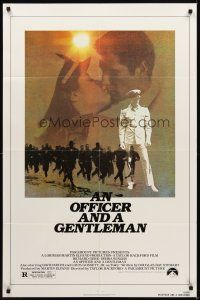 1e629 OFFICER & A GENTLEMAN 1sh '82 Richard Gere & Debra Winger in love & in the U.S. Navy!