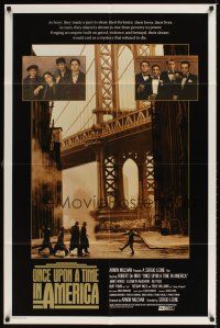 1e639 ONCE UPON A TIME IN AMERICA int'l 1sh '84 Robert De Niro, James Woods, directed by Leone!