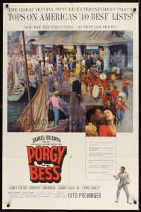 1e679 PORGY & BESS reviews 1sh '59 Sidney Poitier, Dorothy Dandridge & Sammy Davis Jr.!