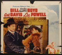 1e730 ROLLING DOWN THE GREAT DIVIDE 1sh '42 Bill Cowboy Rambler Boyd, Art Davis,Lee Powell