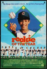 1e733 ROOKIE OF THE YEAR DS 1sh '93 the Chicago Cubs needed a miracle, they got Thomas Ian Nicholas
