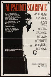 1e750 SCARFACE 1sh '83 Al Pacino as Tony Montana, Brian De Palma, Oliver Stone!