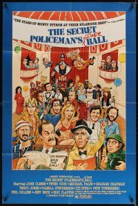 1e760 SECRET POLICEMAN'S OTHER BALL 1sh '82 wacky Evcimen art, John Cleese, English comedy!